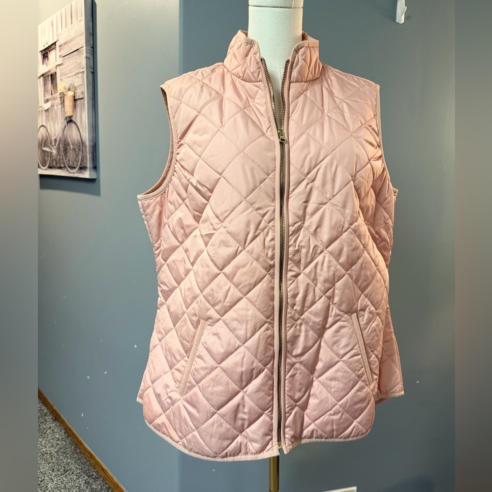 Old Navy Blush Quilted Puffer Vest – 1X Plus